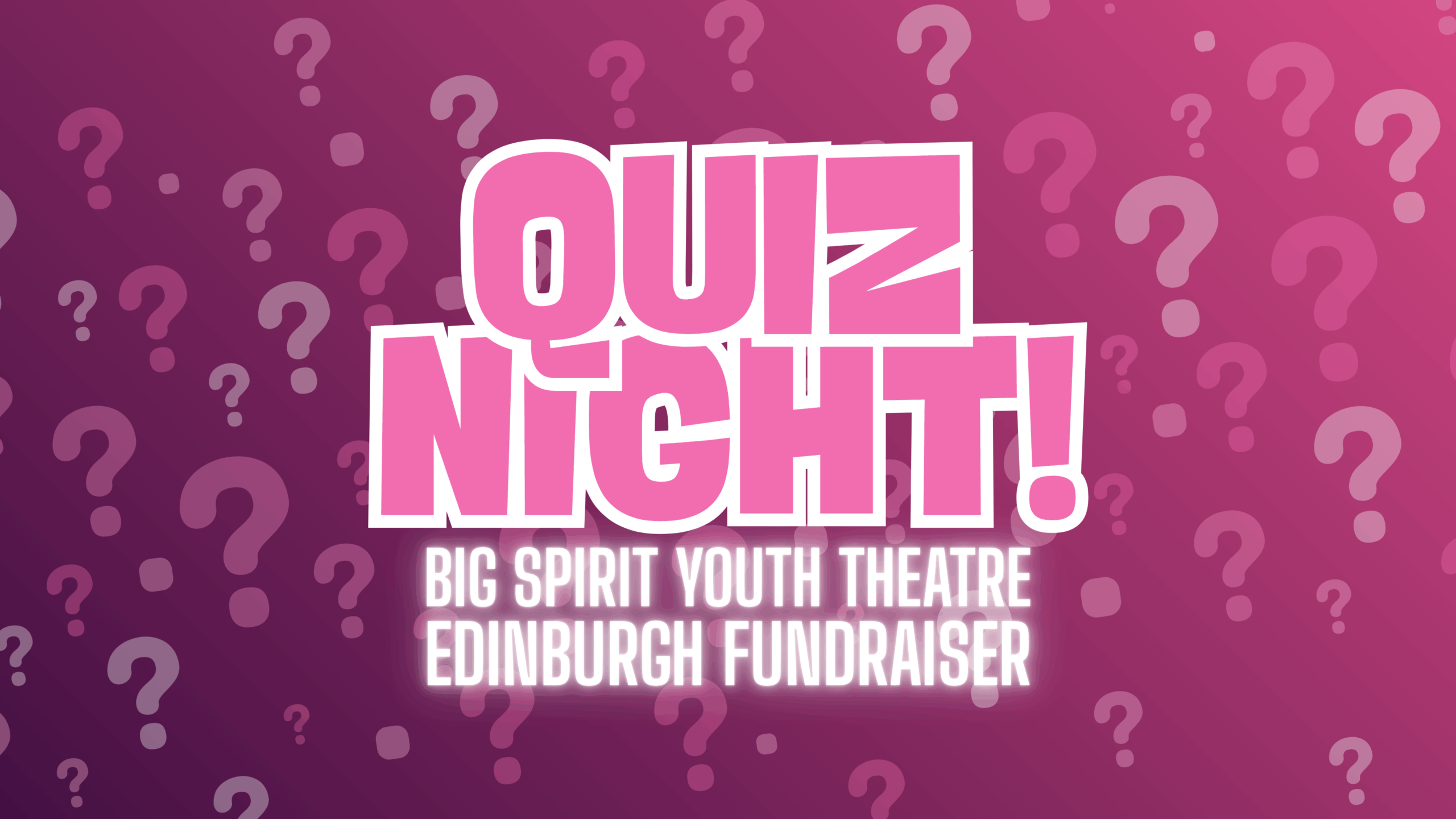 Edinburgh Fundraiser Quiz Night