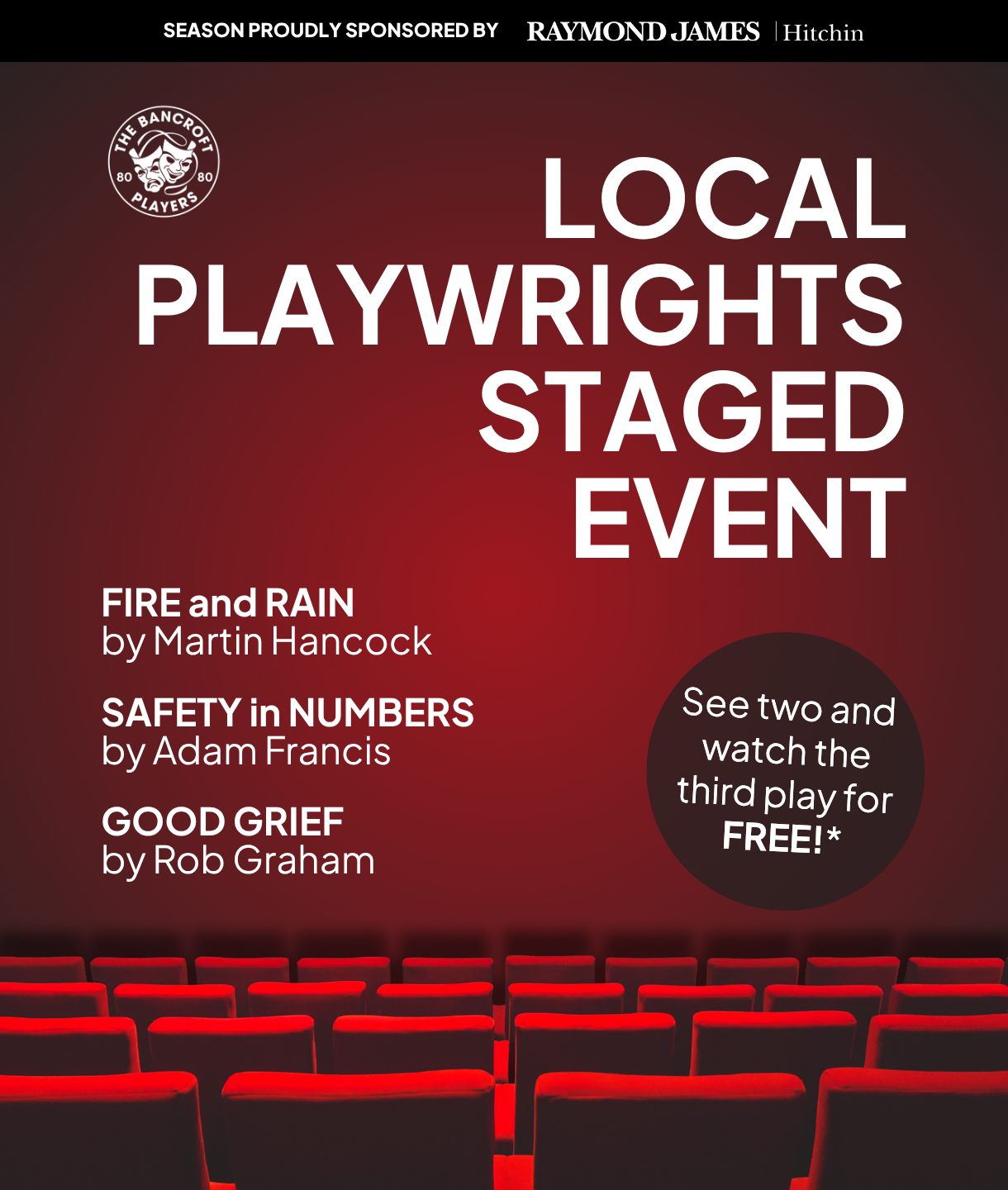 Staged Playreading Evening Poster Image